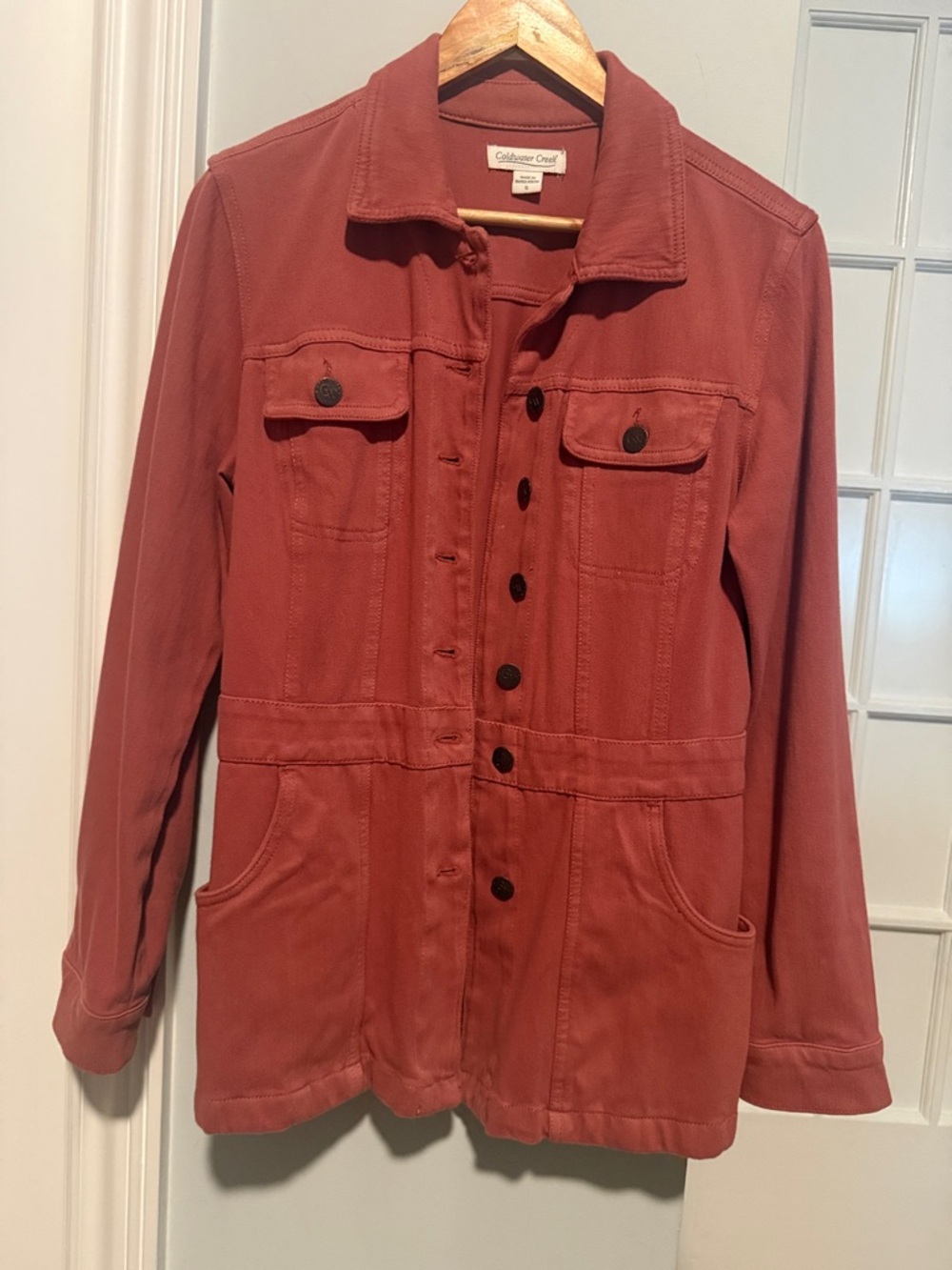 Coldwater Creek Rust-Colored Utility Jacket